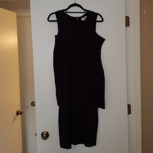 Eliza J cold shoulder midi